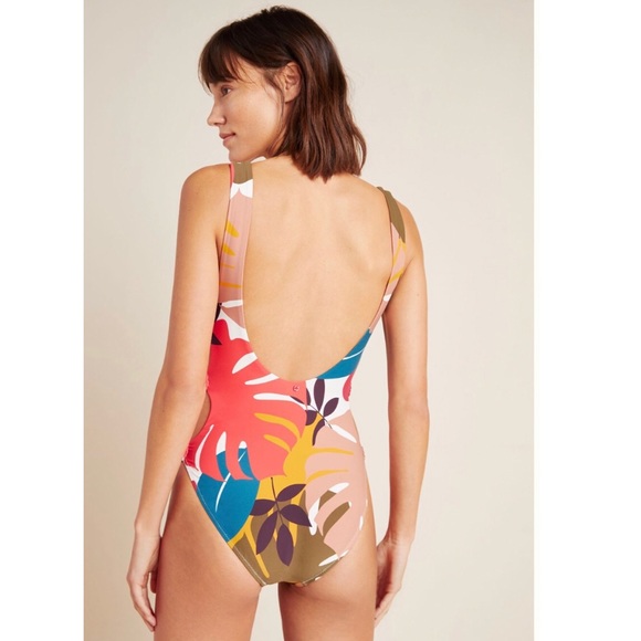 Anthropologie Red Carter Charlie One-Piece Swimsuit - Picture 3 of 5